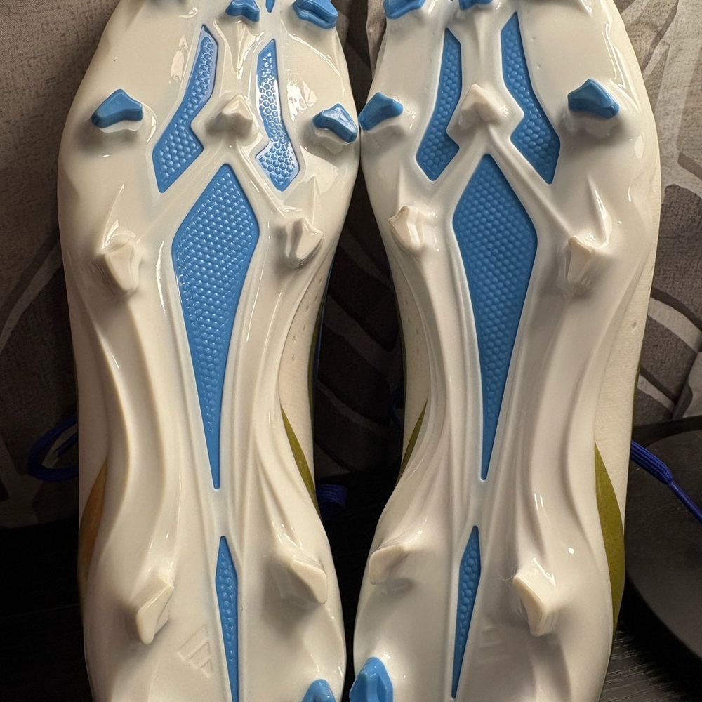 Adidas X Crazyfast League Cleats - Blue and Gold - Picture 3 of 4